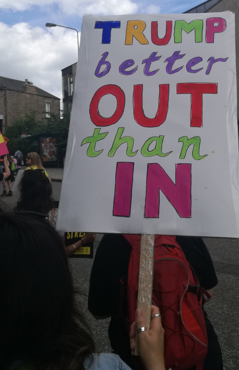 Illustration for article titled Scottish anti-Trump photo dump (long and comprehensive!)